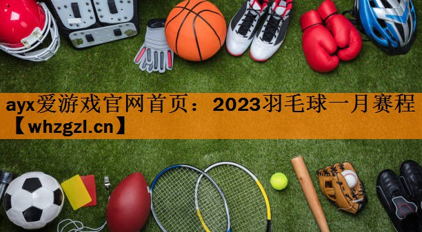 2023羽毛球一月赛程